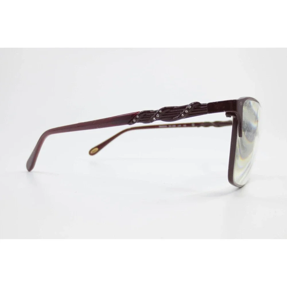 Safilo Emozioni EM 4390 LHF Burgundy Metal Eyeglass Frames Italy 54-16-135